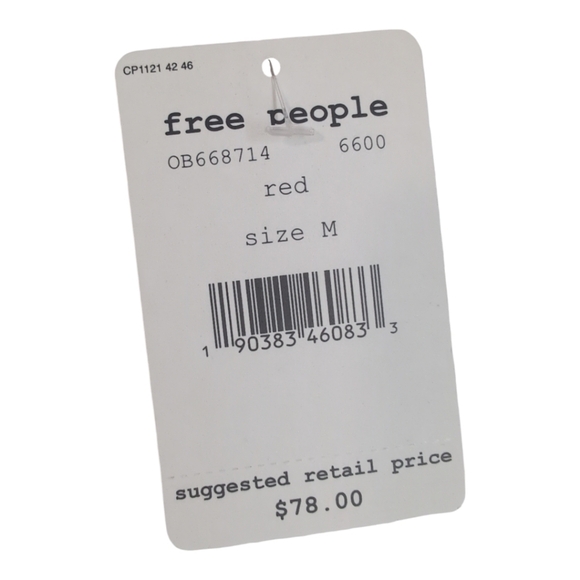 Free People We The Free Top Birds of Paradise Floral Bohochic Bell Sleeve Med - Picture 5 of 9